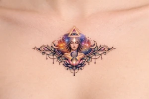 dna comciousness higher self awakening under boob tattoo tattoo idea