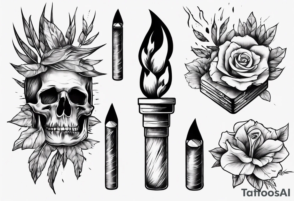matches tattoo idea