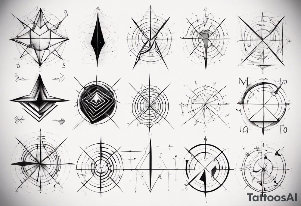 Friendship graph mathematically correct tattoo idea