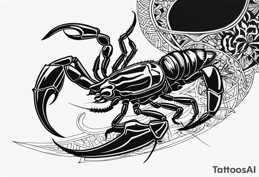 scorpion tattoo idea