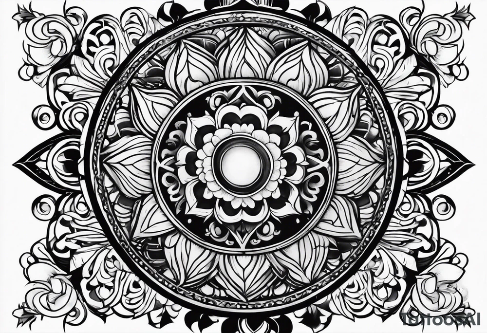 small round tattoo with open in the middle tattoo idea small round tattoo with open in the middle tattoo idea