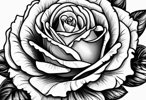 Carnation and rose tattoo idea