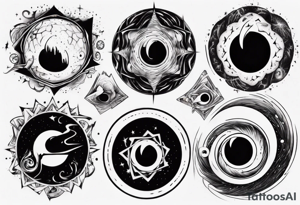 Black Hole tattoo idea