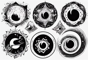 Black Hole tattoo idea