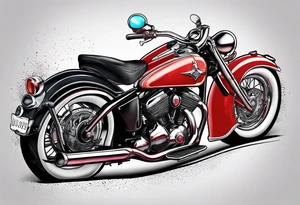 Book pinup tattoo idea