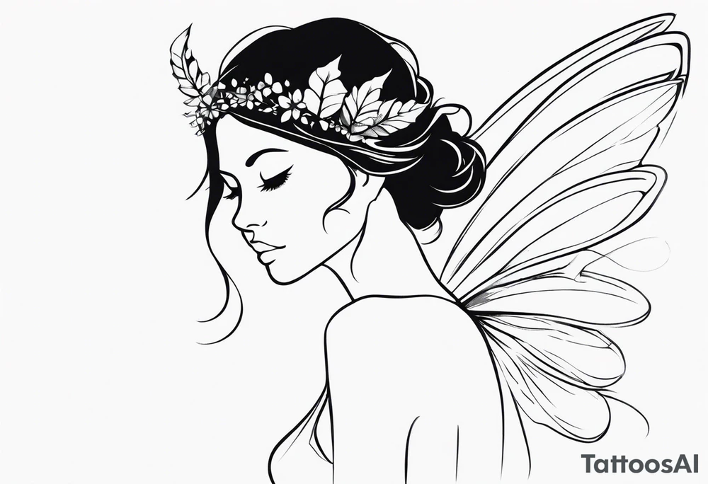Fairy tattoo idea