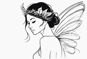 Fairy tattoo idea