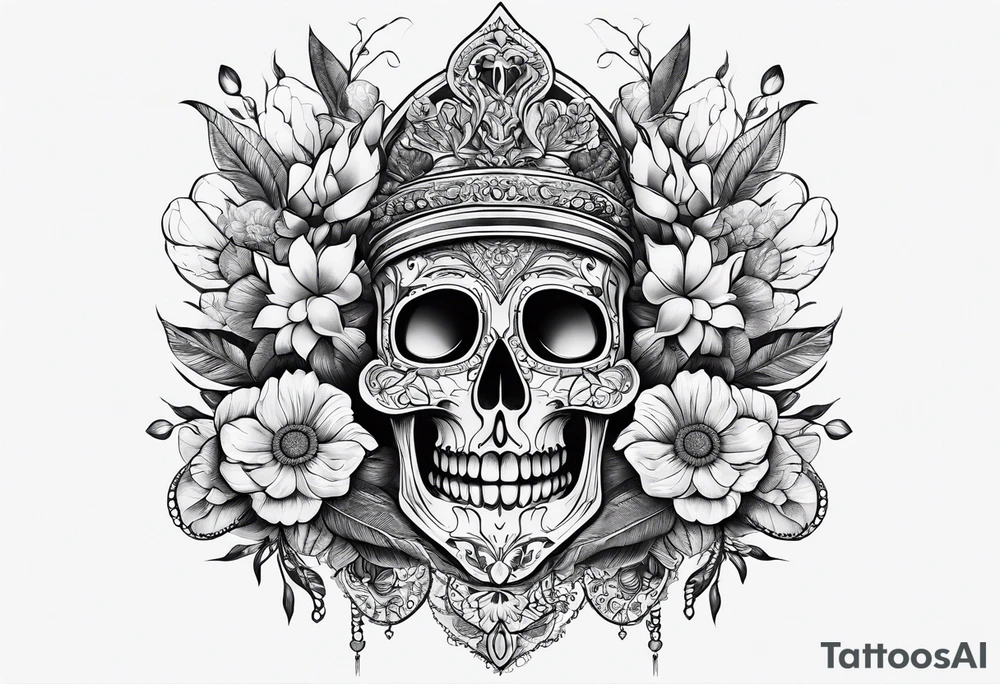 the album cover of Flower boy tattoo idea