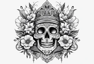 the album cover of Flower boy tattoo idea