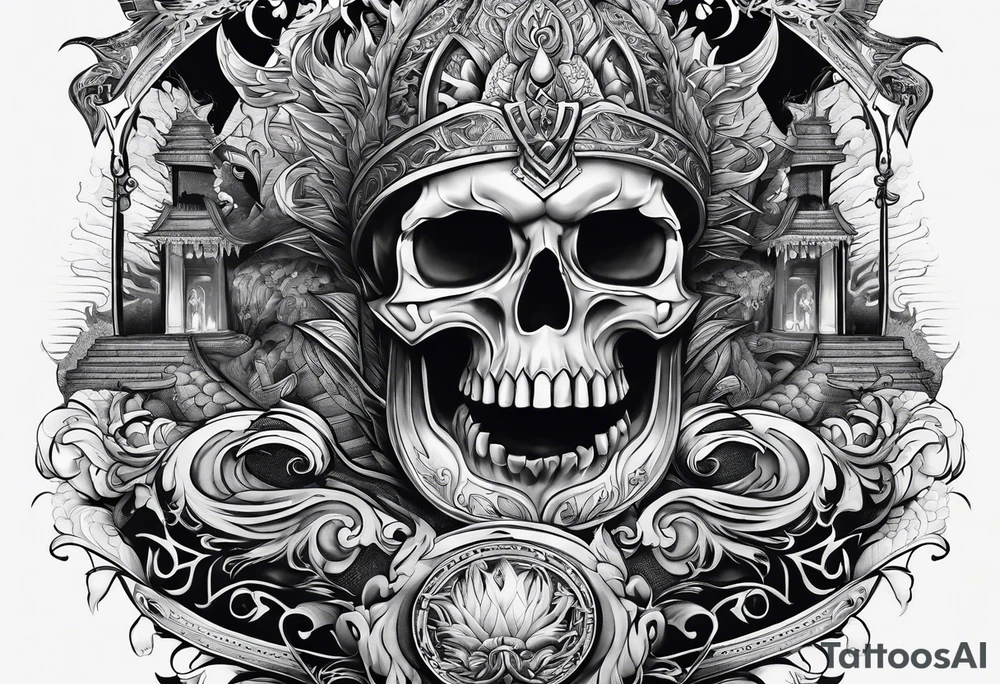 Valhalla steps path tattoo idea