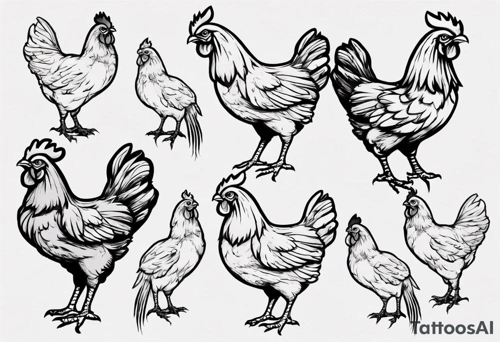Chicken tattoo idea