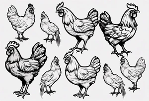 Chicken tattoo idea