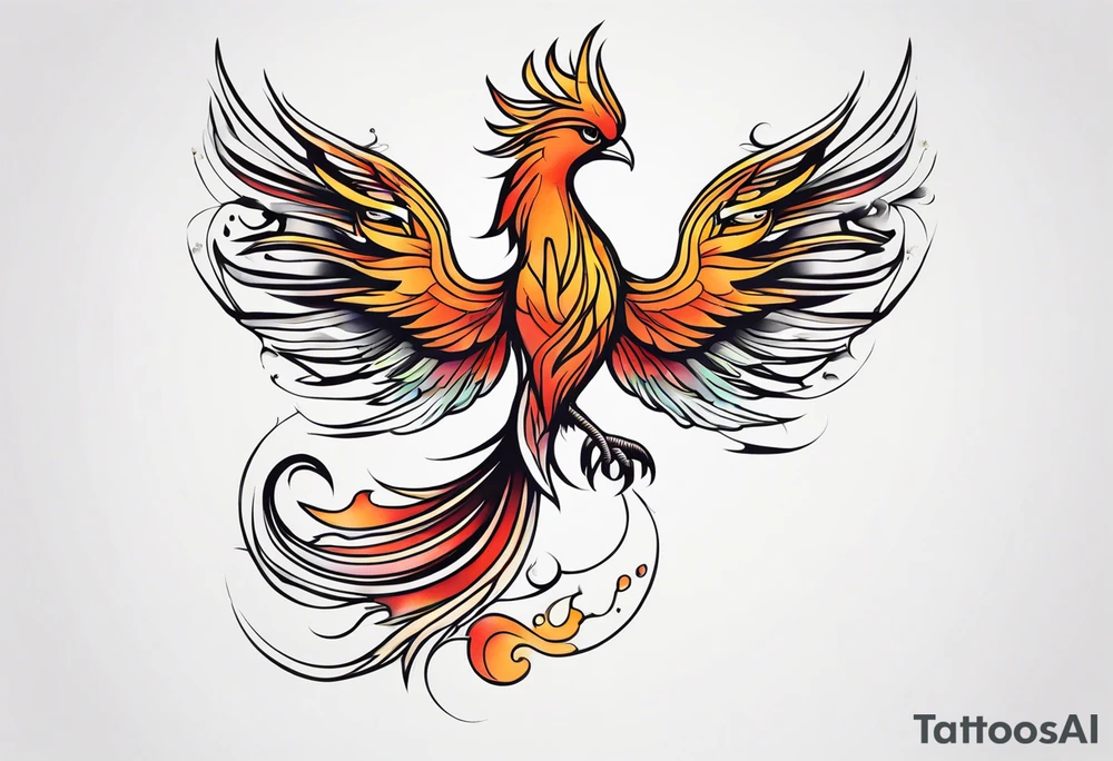 phoenix tattoo idea