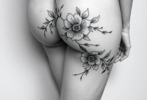 Powerful tourist tattoo for the lower back or the thigh tattoo idea