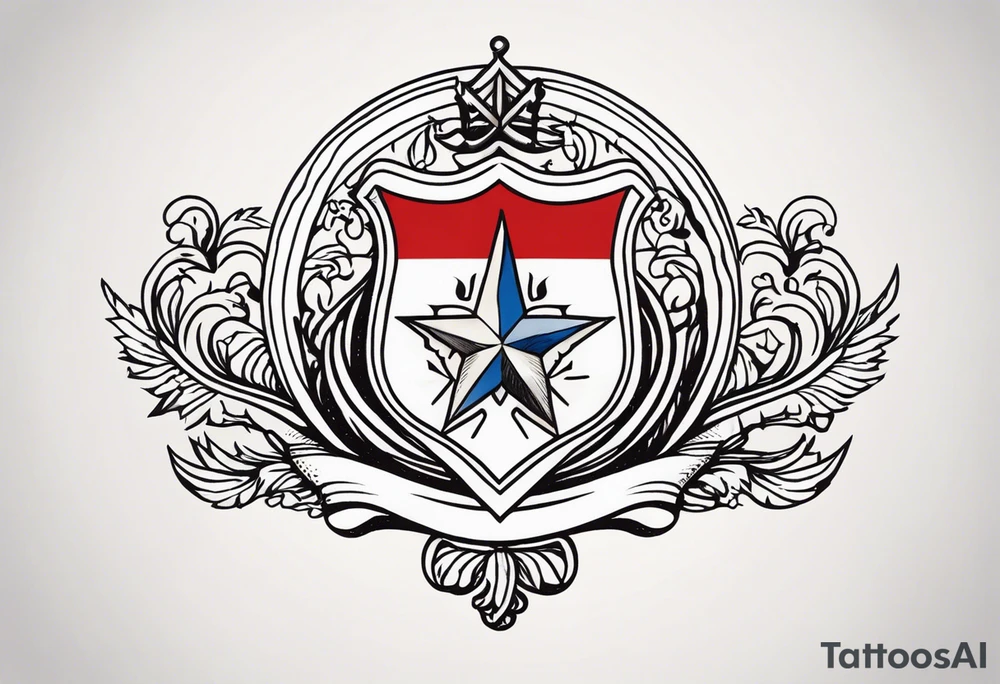 the old Cuban crest tattoo idea