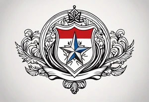the old Cuban crest tattoo idea