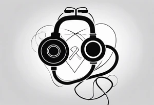 BANK
, STETHOSCOPE tattoo idea