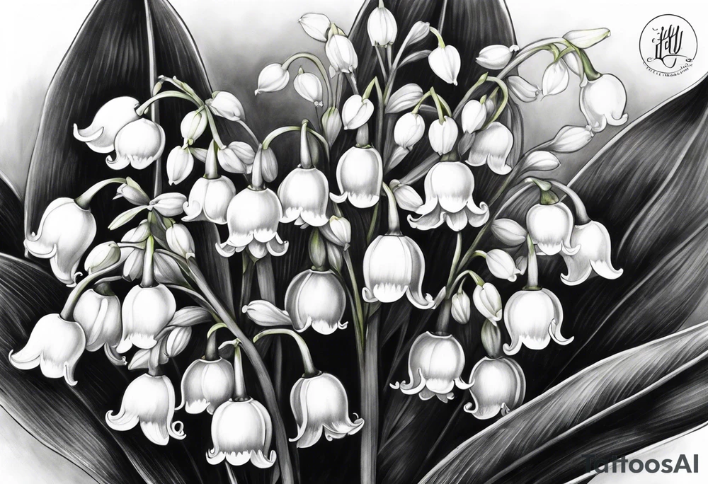 lily of the valley tattoo idea