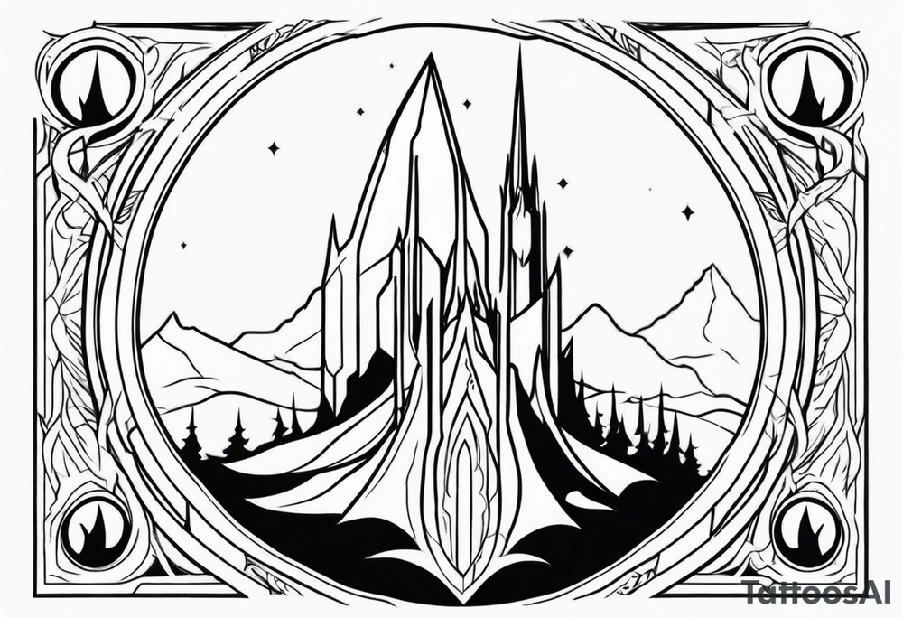 Sauron tattoo idea