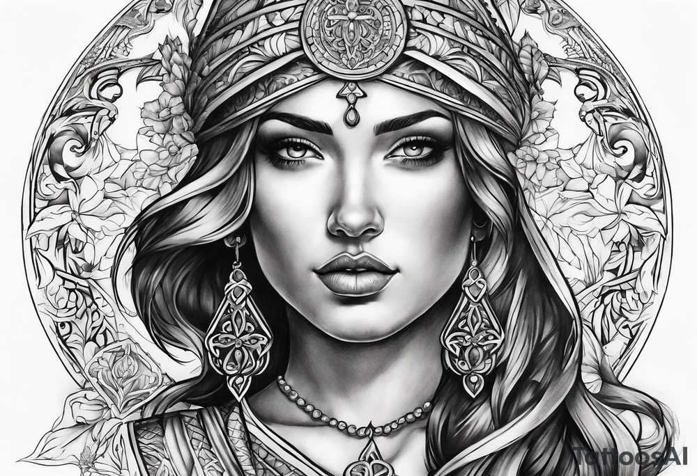 Christian artistic soulfull tattoo idea