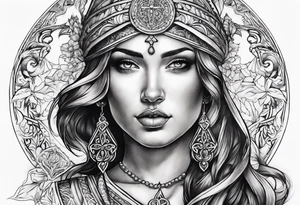 Christian artistic soulfull tattoo idea