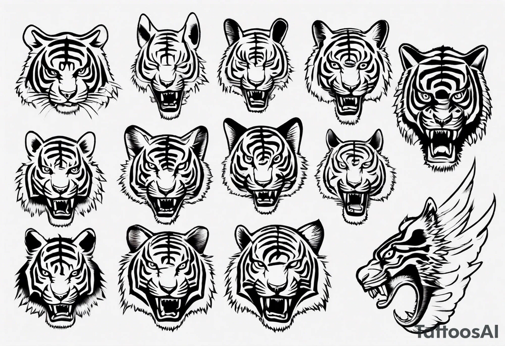 Flying tiger tattoo idea