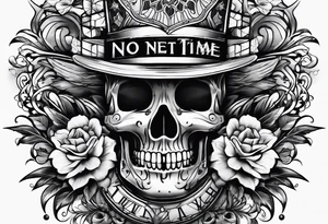 No need to run after the time tattoo idea