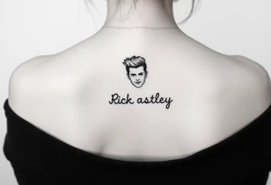 Rick Astley meme tattoo idea