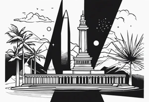 MONUMENTS tattoo idea