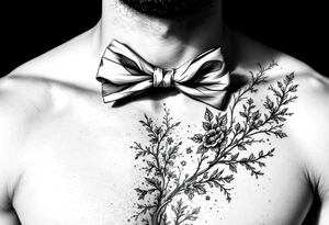 A bow tie tattoo idea