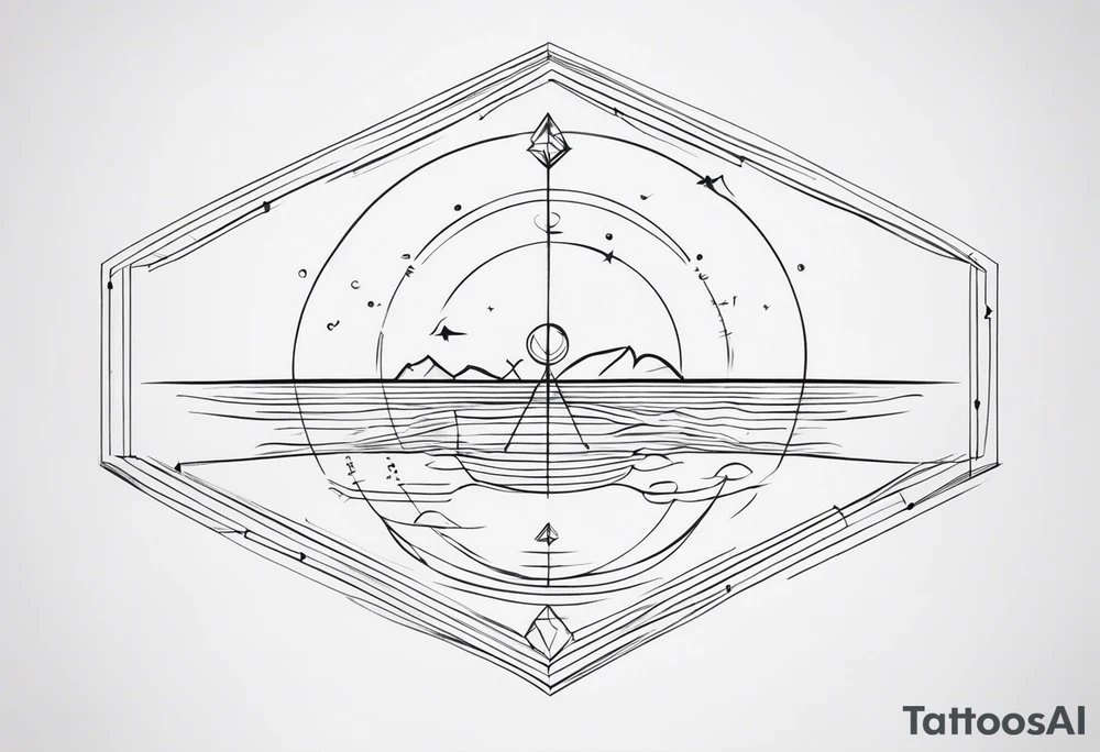 Coordinates tattoo idea
