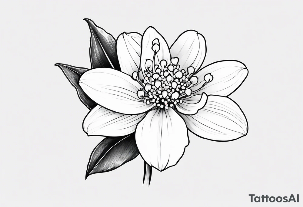 lilly of the valley crysanthemum tattoo idea
