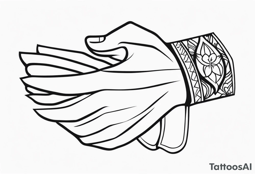 PRAYING HAND tattoo idea