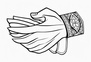 PRAYING HAND tattoo idea