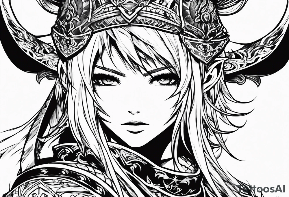 Final Fantasy XIV Warrior tattoo idea