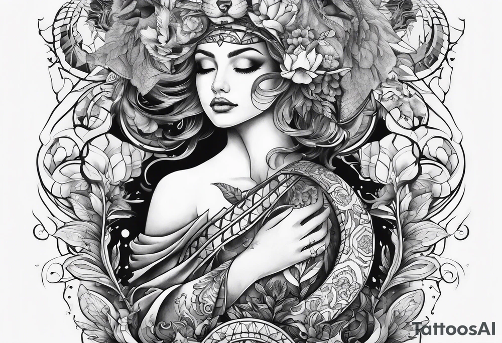 Reincarnation forearm tattoo tattoo idea