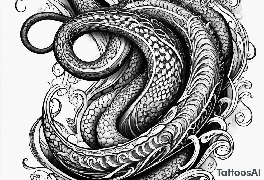 tentacle tattoo idea