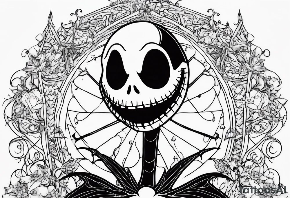 Jack Skellington tattoo idea