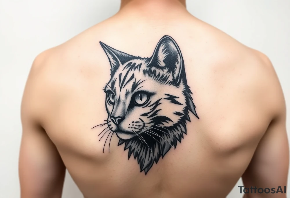 Black Cat tattoo idea