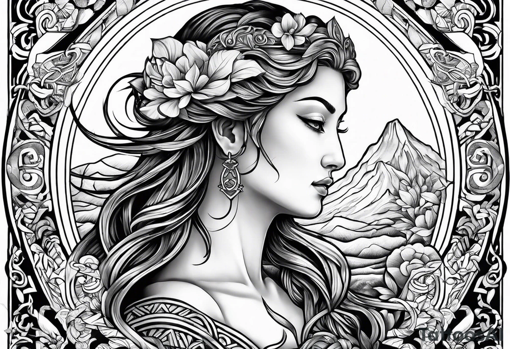 Three moirai greek mythology tattoo tattoo idea