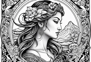 Three moirai greek mythology tattoo tattoo idea