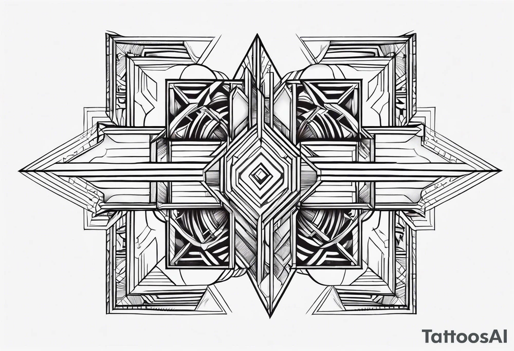 THIN LINES GOING FROM SHOULDERS TO WRISTS tattoo idea