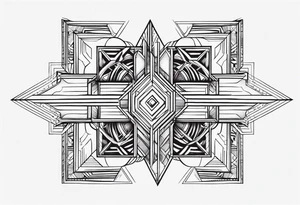 THIN LINES GOING FROM SHOULDERS TO WRISTS tattoo idea