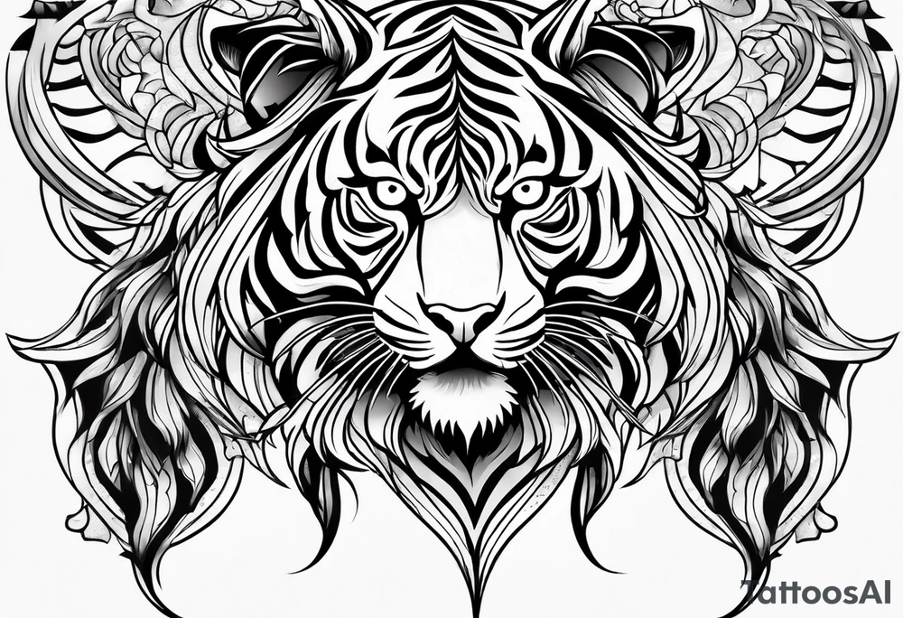 tigerstrips tattoo idea