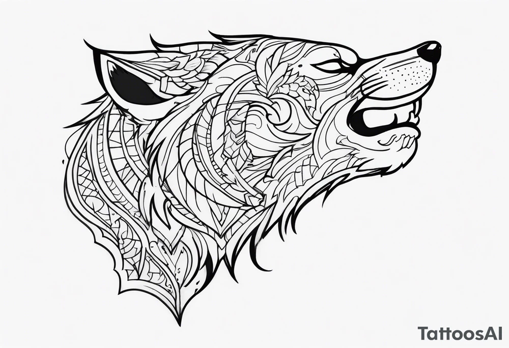 Scar mark tattoo design tattoo idea