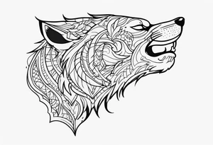 Scar mark tattoo design tattoo idea