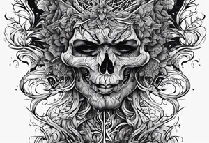 Roots grow and cells split, tendons stretch tattoo idea