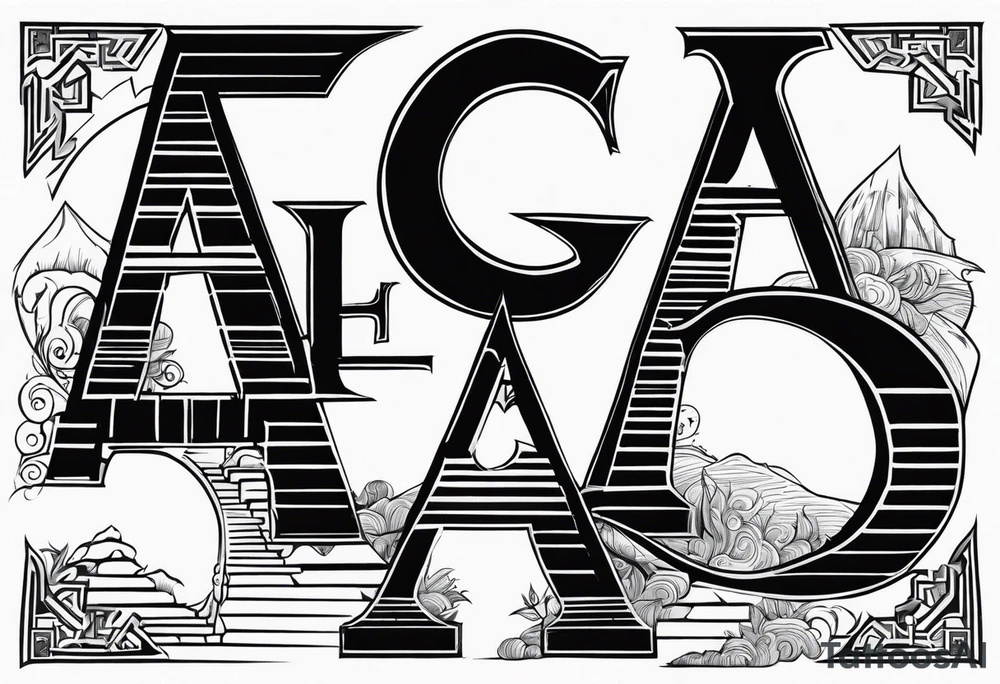 Valhalla fog stairs tattoo idea
