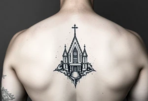negative space tattoo inspired by the tulum tattoo idea