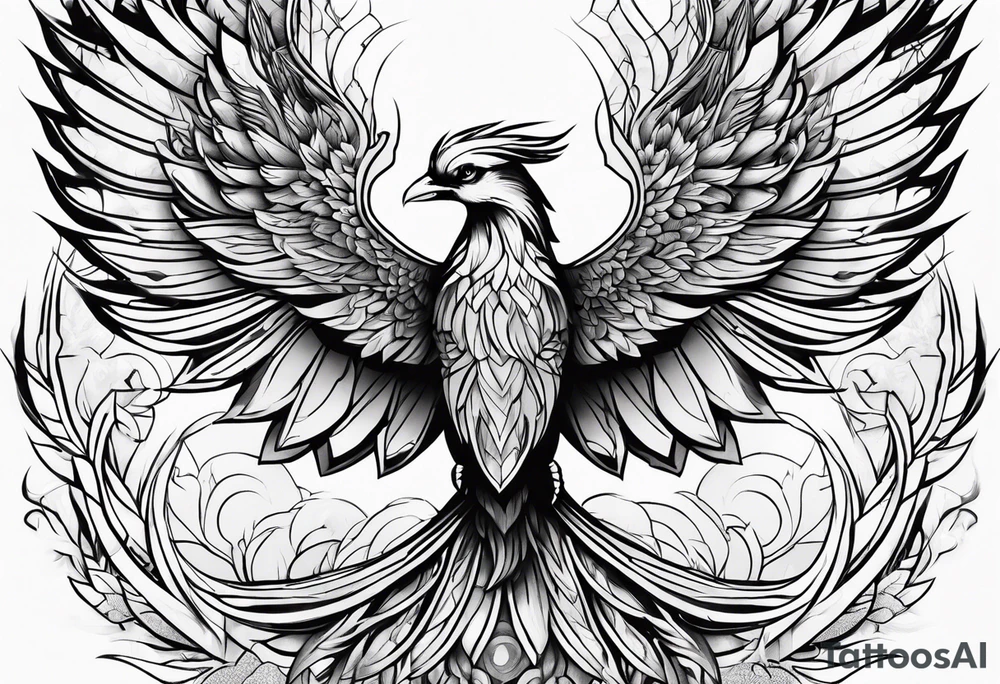 Phoenix tattoo idea